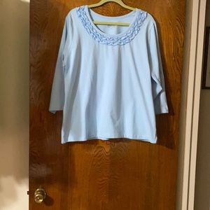 COPY - d&co. / baby blue top / XL